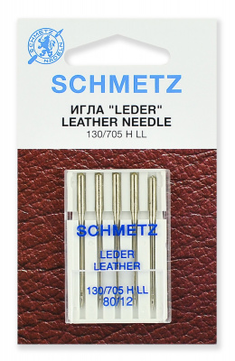Иглы Schmetz для кожи №80 (5шт)