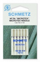 Иглы Schmetz микротекс №70 (5 шт.)