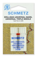 Иглы Schmetz тройные №80/3 (1 шт.)