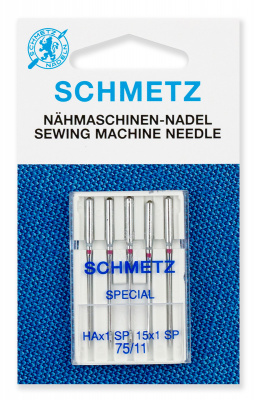 Иглы Schmetz супер стрейч №75 (5шт.)