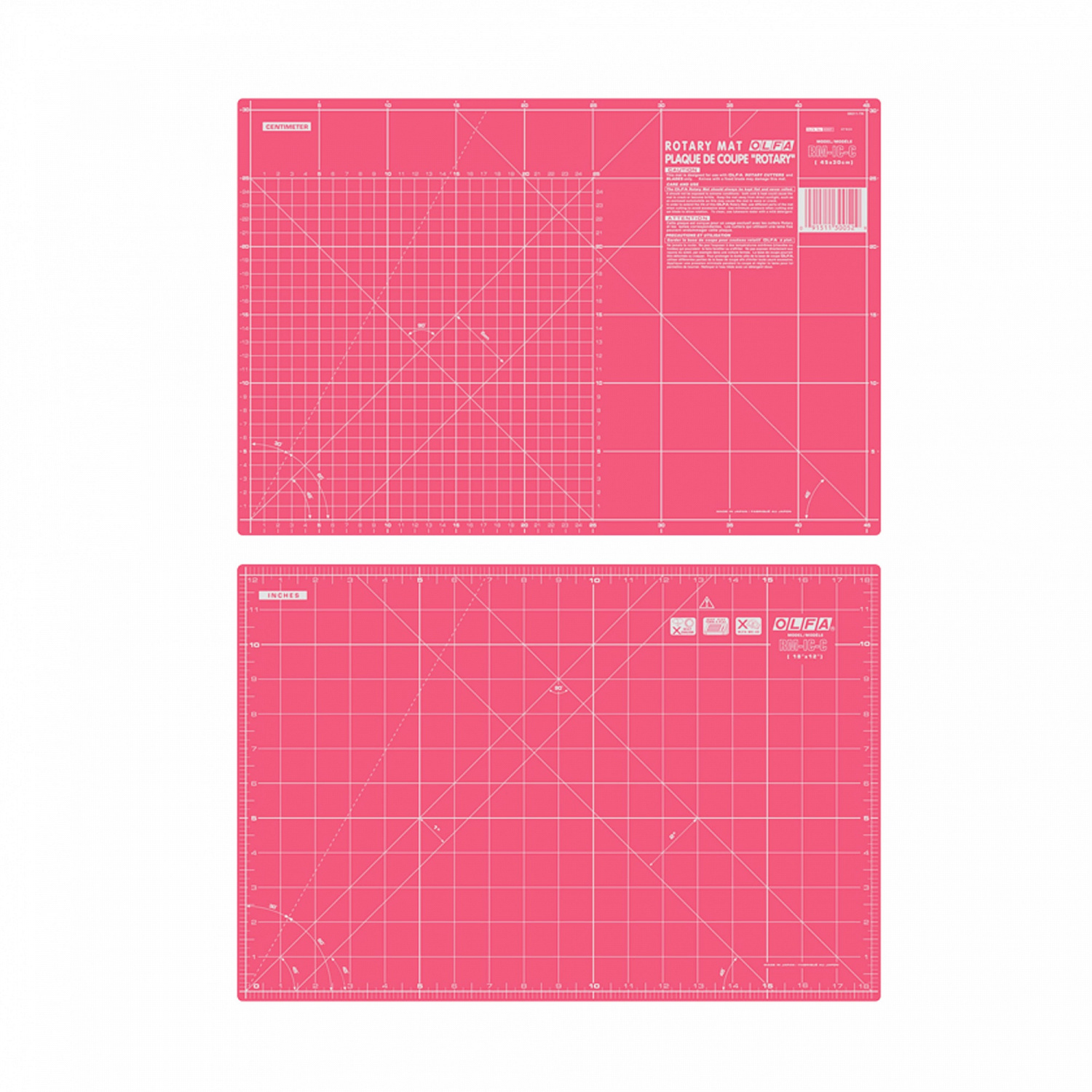 RM-IC-C/Pink Коврик OLFA 45х30 см